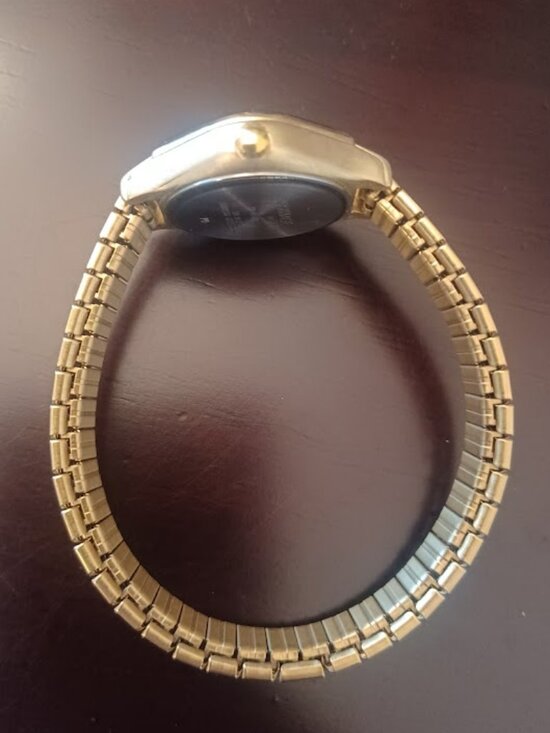 Vintage TIMEX CARRIAGE INDIGLO Gold Tone Watch - WORKS! main image 10